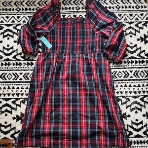 Draper James RSVP: Multicolor Plaid Smocked Dress